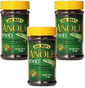 zoo med anole american chameleons food (0.4-ounce / 3 pack)