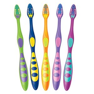 5 pack dr. fresh kids' extra soft toothbrushes