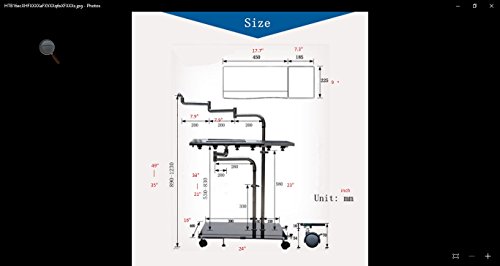 MagicHold Height Adjusting Sit Stand Computer,Monitor,Laptop,Tablet for Bed Office Stand Mount Workstation