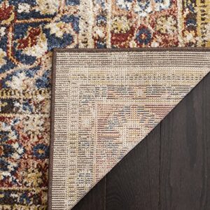 SAFAVIEH Bijar Collection Accent Rug - 3' x 5', Brown & Rust, Traditional Oriental Distressed Design, Non-Shedding & Easy Care, Ideal for High Traffic Areas in Entryway, Living Room, Bedroom (BIJ652D)