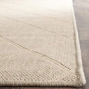 SAFAVIEH Palm Beach Collection Accent Rug - 4' x 6', Seagrass, Handmade Jute, Ideal for High Traffic Areas in Entryway, Living Room, Bedroom (PAB514A)