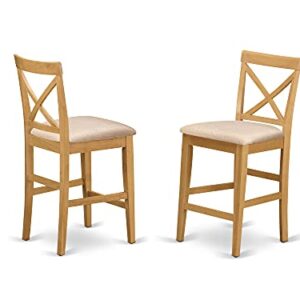 East West Furniture YAPB5-OAK-C Dining Set, 48 x 30 x 36