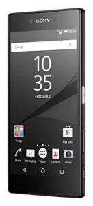 sony xperia z5 premium e6853 factory unlocked phone, 5.5-inch 4k uhd display, black international version