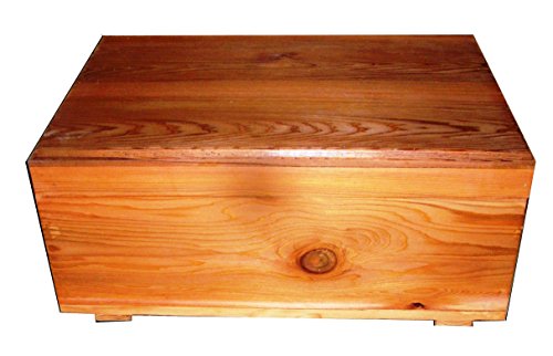 Steve's Gift Shoppe Cedar Keepsake Memory and Treasure Box or Storage Box - Size 17 x 14 x 8 Inches