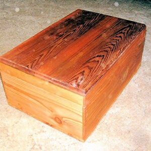 Steve's Gift Shoppe Cedar Keepsake Memory and Treasure Box or Storage Box - Size 17 x 14 x 8 Inches