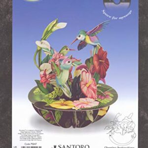 Santoro Pirouettes PS047 Hummingbirds 3D Pop up Card