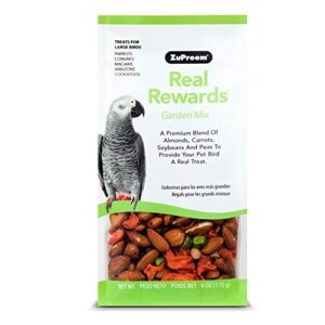 real rewards garden mix large bird treats by zupreem