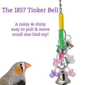 Bonka Bird Toys 1857 Tinker Bell Bird Toy Parrot cage Toys Cages Cockatiel Parakeet Caique Lovebird parrotlet. Made in USA.