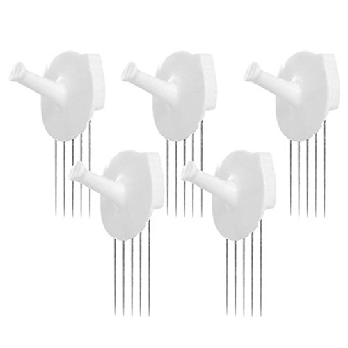 HOTLISTOR Reusable Multipurpose Piggy Cubicle Wall Hooks 5PCS 10PCS Decorative Pin Stick Hooks Office Partition Panel Hanger Home Kitchen