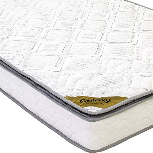 Spinal Solution 9-Inch Medium Firm Foam Encased Pillowtop Pocketed Coil Innerspring Fully Assembled Mattress, Good For The Back, King White