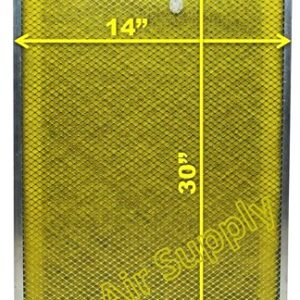 RAYAIR SUPPLY 14x30 Air Ranger Replacement Filter Pads 14X30 (3 Pack) Yellow