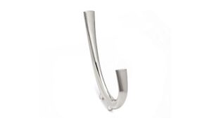 richelieu hardware bp849120195 contemporary metal hook, brushed nickel