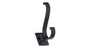 richelieu hardware bp92429900 transitional metal hook, matte black