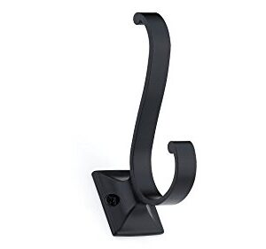 Richelieu Hardware BP92429900 Transitional Metal Hook, Matte Black