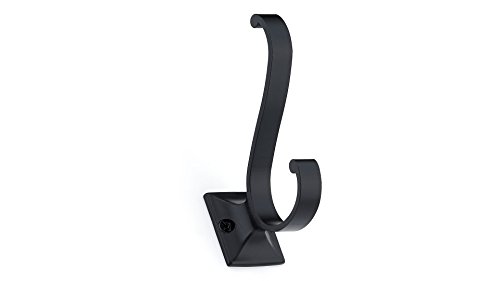 Richelieu Hardware BP92429900 Transitional Metal Hook, Matte Black