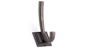 richelieu hardware bp7751borb transitional metal hook, brushed oil-rubbed bronze