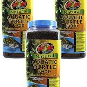 (3 Pack) Zoo Med Natural Aquatic Turtle Food (15 Ounce Per Pack)