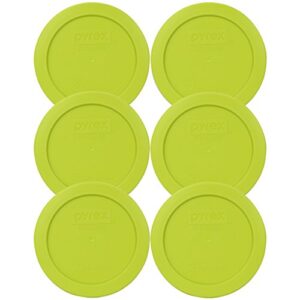 pyrex 7200-pc 1122866 2 cup green edamame lid (6-pack)