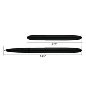 Engraved/Personalized Fisher Bullet Space Ballpoint Pen Collection with Gift Box (Matte Black) - 400B - Custom Engraving with your Name