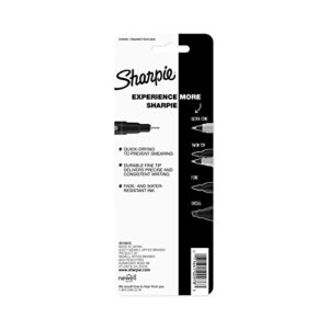 SHARPIE Pens, Fine Point (0.8mm), Assorted Colors, 3 Count