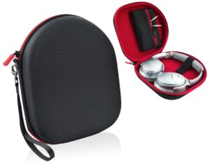 headphone case for sony mdrxb950, mdrxb650, mdrzx770; hifi elite super66; parrot zik 1.0, 2.0, 3; beoplay h2, h4, h6, h7, h8, h9, form 2i; sennheiser hd800, mm 550-x; cowin e7; bohm (black)