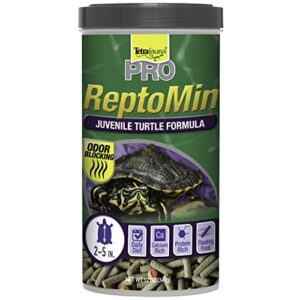 tetra 77096-00 12 oz tetrafauna pro reptomin juvenile turtle formula pellets, small