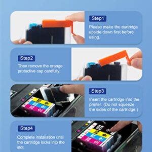 GPC Image Compatible Ink Cartridge Replacement for HP 564XL 564 XL Compatible with DeskJet 3520 3522 Officejet 4620 Photosmart 5520 7520 7525, 12 Pack