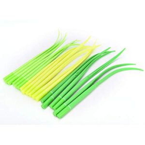 Drhob12pcs/lot Creative Cute Stationery Tiny Green Grass Gel Pen Blade Grass Potting Decoration Zakka Black Refill Gel Pen School Office Supplies