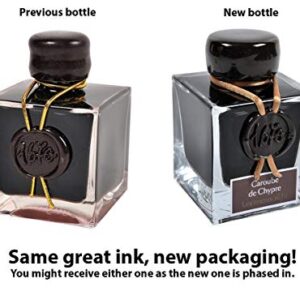 Herbin 1670 Anniversary Inks - Gold Sheen 50ml Bottled - Caroube de Chypre