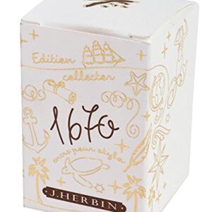 Herbin 1670 Anniversary Inks - Gold Sheen 50ml Bottled - Caroube de Chypre