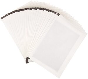 amazon basics paper shredder sharpening & lubricant sheets, pack of 24, white