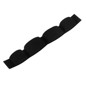 replacement headband cushion pad repair parts compatible with sennheiser hd600 hd580 headphones (black)