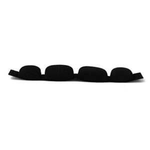 Replacement Headband Cushion Pad Repair Parts Compatible with Sennheiser HD600 HD580 Headphones (Black)