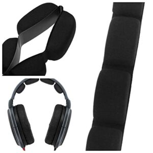 Replacement Headband Cushion Pad Repair Parts Compatible with Sennheiser HD600 HD580 Headphones (Black)