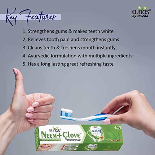 Kudos Neem + Clove Toothpaste 100g
