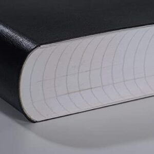 Zequenz Classic 360 Signature Series, Size: A6 Small, Color: Black, Paper: Ruled, Soft Bound Journal, soft cover Notebook, Small, 4" x 5.5", 200 sheets / 400 pages, Ruled, Lined premium paper