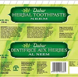 Dabur Toothpaste (Neem, 200 gm)