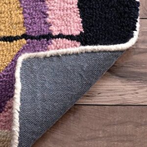 nuLOOM Ofelia Bohemian Wool Runner Rug, 2' 6" x 8', Multi