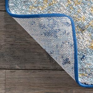 nuLOOM Katharina Abstract Motif Area Rug, 2' x 3', Blue