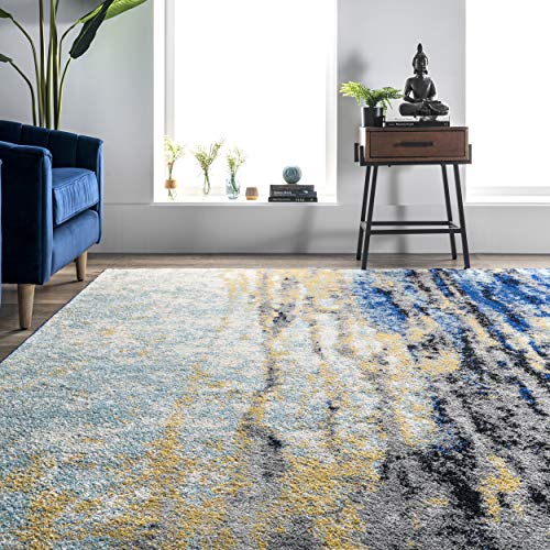 nuLOOM Katharina Abstract Motif Area Rug, 2' x 3', Blue