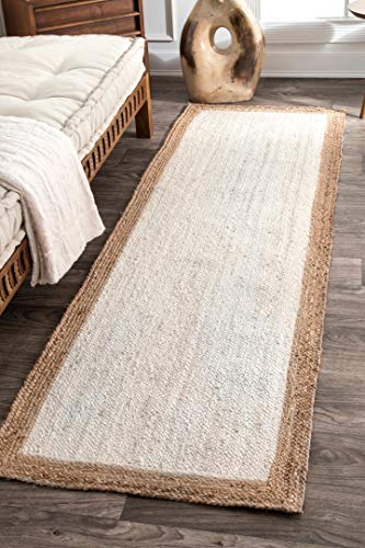 nuLOOM Eleonora Casual Jute Area Rug, 8' x 10', White