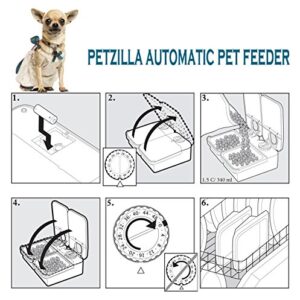 Petzilla Automatic Pet Feeder for Dogs and Cats (1 Bowl)