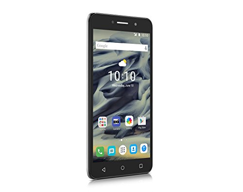 Alcatel Pixi 4 6-Inch LTE Unlocked Smartphone with 1 GB RAM, 8 GB ROM, U.S. Warranty - (Metallic Silver)