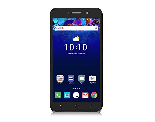 Alcatel Pixi 4 6-Inch LTE Unlocked Smartphone with 1 GB RAM, 8 GB ROM, U.S. Warranty - (Metallic Silver)