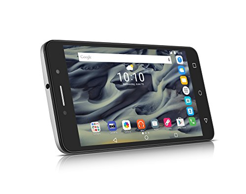 Alcatel Pixi 4 6-Inch LTE Unlocked Smartphone with 1 GB RAM, 8 GB ROM, U.S. Warranty - (Metallic Silver)