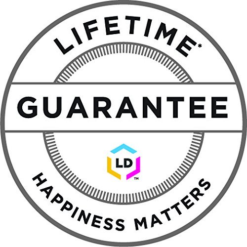 LD Products Remanufactured Replacements for HP 02 Ink Cartridges with Smart chip (2 Black, 1 Cyan, 1 Magenta, 1 Yellow, 5-Pack) for PhotoSmart C5180 C6180 C6280 C7250 C7280 C8180 D7145 D7155 D7160