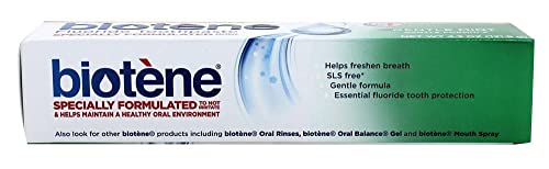 Biotene Gentle Mint Fluoride Toothpaste 4.3 Oz