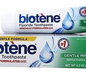 Biotene Gentle Mint Fluoride Toothpaste 4.3 Oz