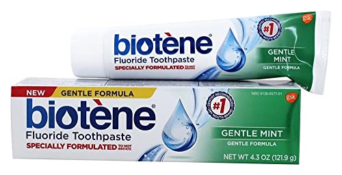 Biotene Gentle Mint Fluoride Toothpaste 4.3 Oz