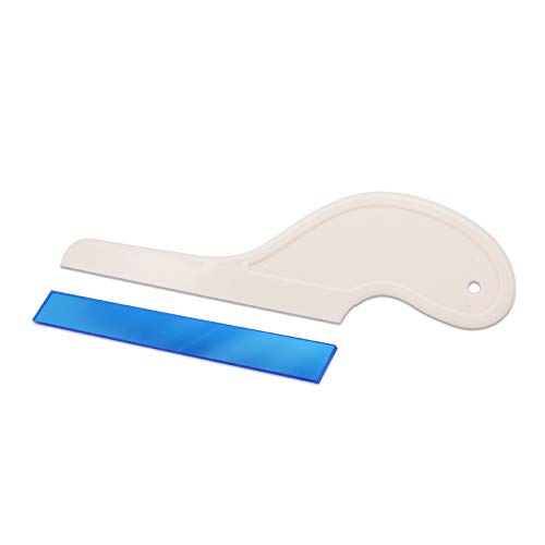 EHDIS Car Squeegee with Soft Silicone Water Blade Auto Vinyl Squeegee with Handle Car Vehicle Window Washing Cleaning-Pack of 1